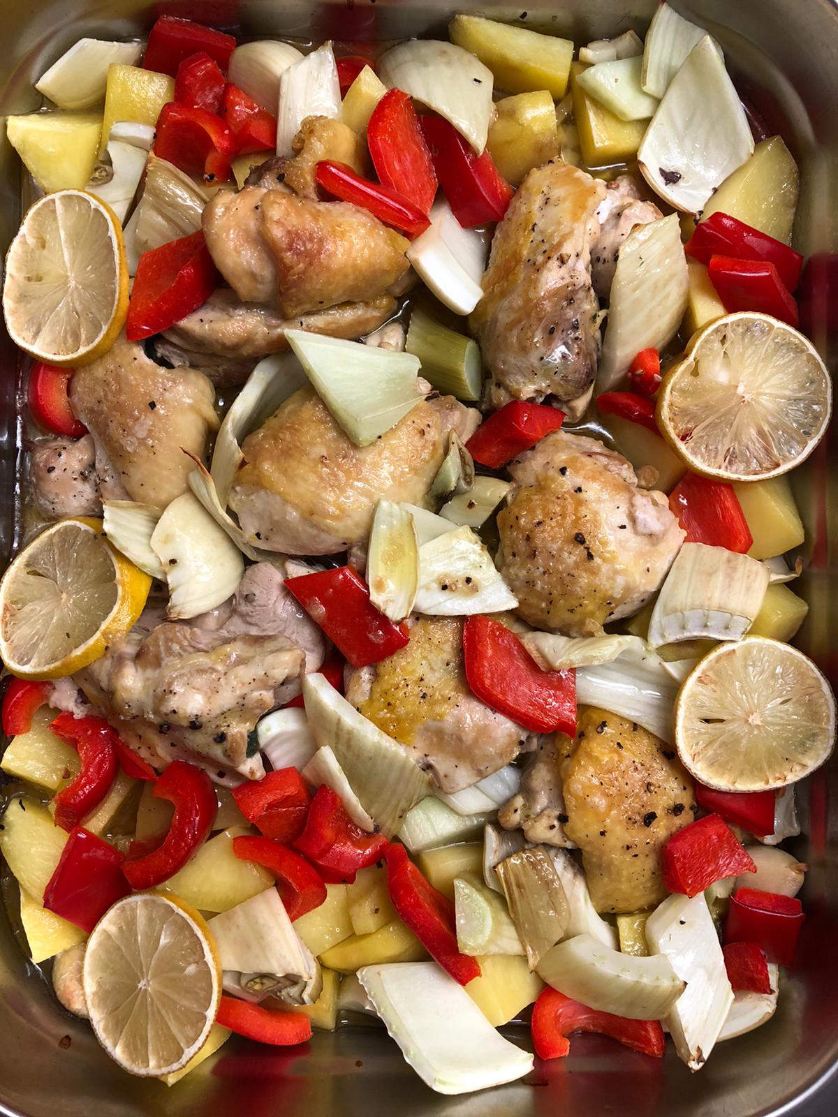 Pollo Fino Aus Dem Backofen Kochen In Gr N