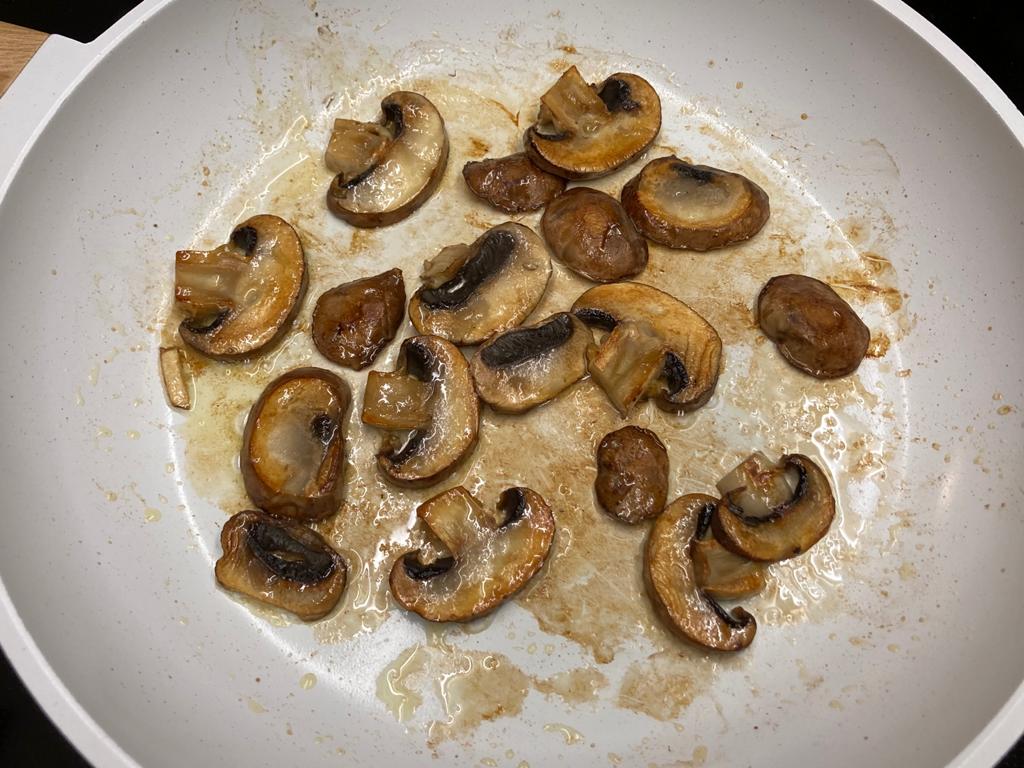 angebratene Champignons