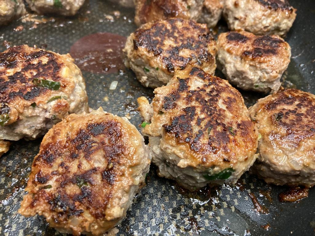 Hackbällchen mit Tomaten und Kürbis – Kochen in Grün